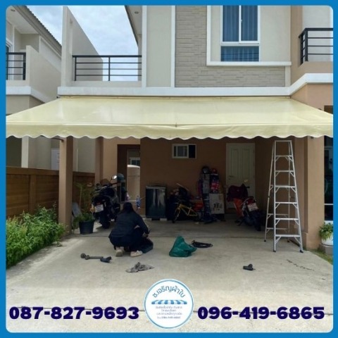 ช่างติดตั้งกันสาดผ้าใบ